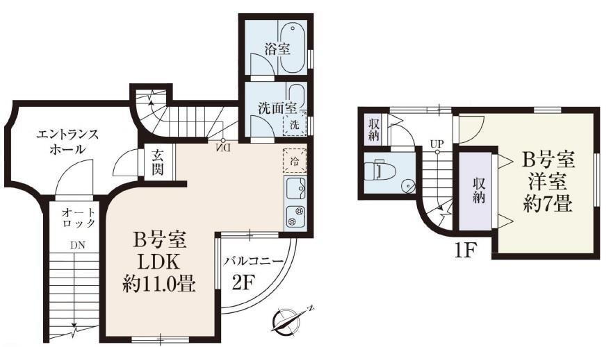 東京都中野区東中野５ 落合駅 1LDK マンション 賃貸物件詳細