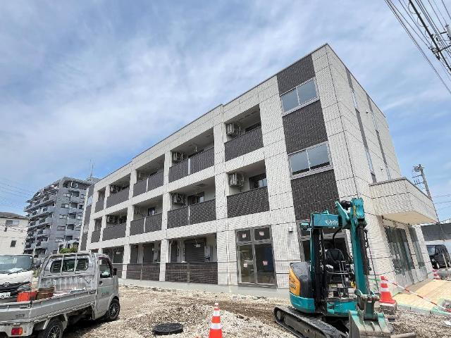 仮称）草加市花栗マンション新築工事 建築現場
