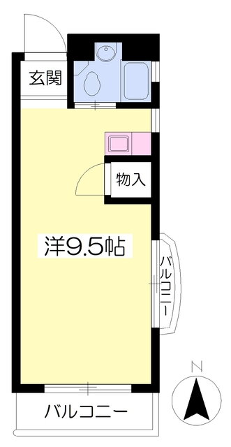 愛媛県松山市平和通３ 鉄砲町駅 ワンルーム マンション 賃貸物件詳細