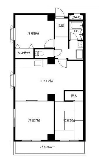 東京都三鷹市深大寺２ 武蔵境駅 3LDK マンション 賃貸物件詳細