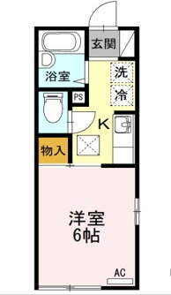 新潟県新潟市中央区文京町 関屋駅 1K アパート 賃貸物件詳細