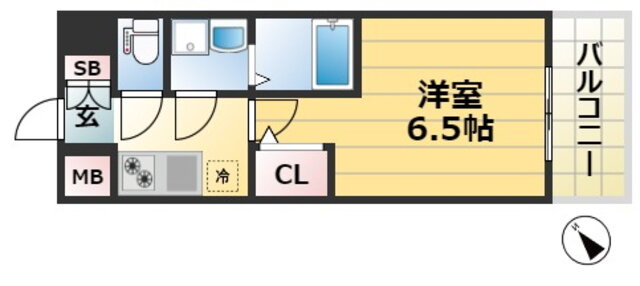 兵庫県神戸市兵庫区船大工町 中央市場前駅 1K マンション 賃貸物件詳細