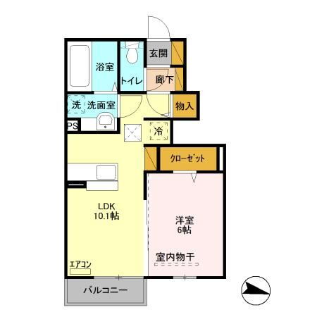 ローカス・グランデ 1階 1LDK 賃貸物件詳細