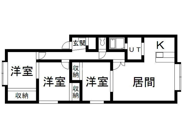 北海道旭川市豊岡五条２ 3LDK アパート 賃貸物件詳細