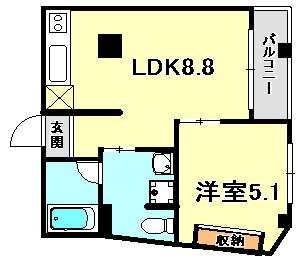 兵庫県神戸市長田区片山町５ 長田駅 1LDK マンション 賃貸物件詳細