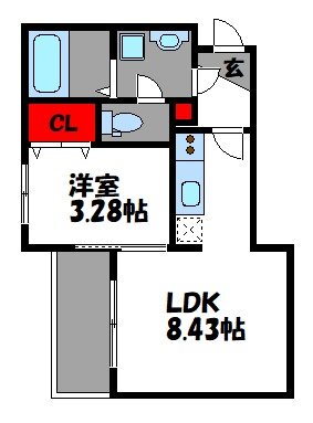ＯＣＥＡＮ　ＲＯＣＫ和白 1階 1LDK 賃貸物件詳細