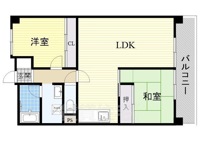 大阪府堺市北区北花田町２ 北花田駅 2LDK マンション 賃貸物件詳細