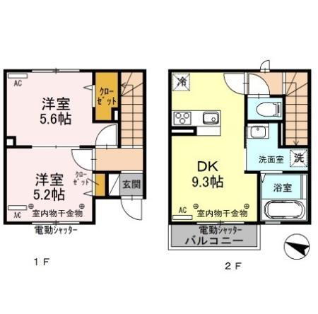 埼玉県ふじみ野市新駒林３ ふじみ野駅 2DK アパート 賃貸物件詳細