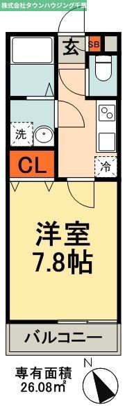 千葉県千葉市中央区道場南１ 千葉駅 1K アパート 賃貸物件詳細