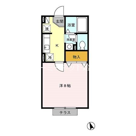 鹿児島県姶良市東餅田 帖佐駅 1K アパート 賃貸物件詳細