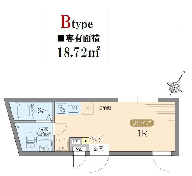 東京都大田区東雪谷２ 石川台駅 ワンルーム マンション 賃貸物件詳細