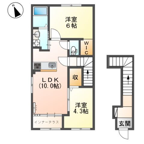 埼玉県加須市花崎４ 加須駅 2LDK アパート 賃貸物件詳細