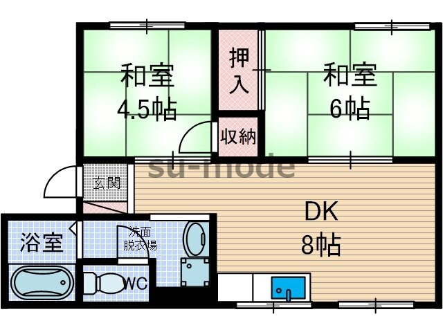 大阪府茨木市見付山２ 茨木駅 2DK マンション 賃貸物件詳細