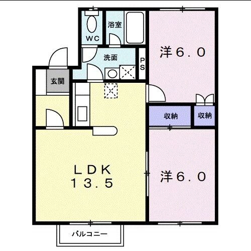 インターコート 1階 2LDK 賃貸物件詳細