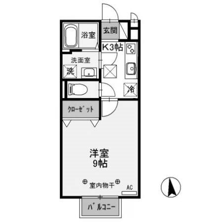 群馬県高崎市倉賀野町 倉賀野駅 1K アパート 賃貸物件詳細