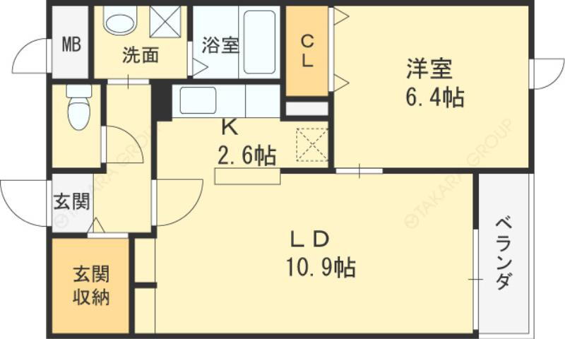 大阪府高槻市芝生町１ 高槻市駅 1LDK マンション 賃貸物件詳細