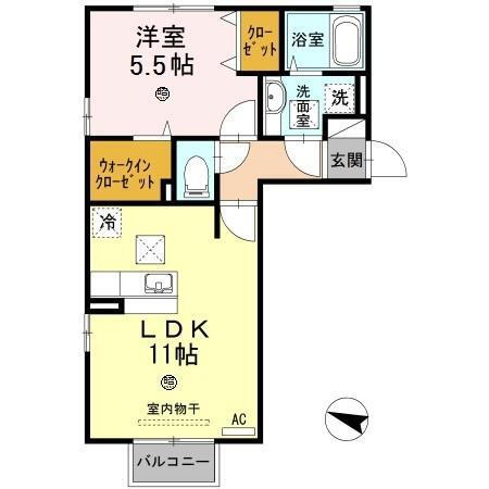 山口県宇部市西小串４ 宇部新川駅 1LDK アパート 賃貸物件詳細
