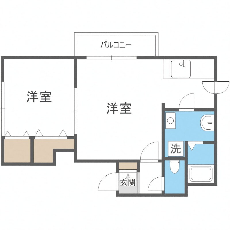 北海道札幌市豊平区平岸八条１３ 南平岸駅 1LDK マンション 賃貸物件詳細
