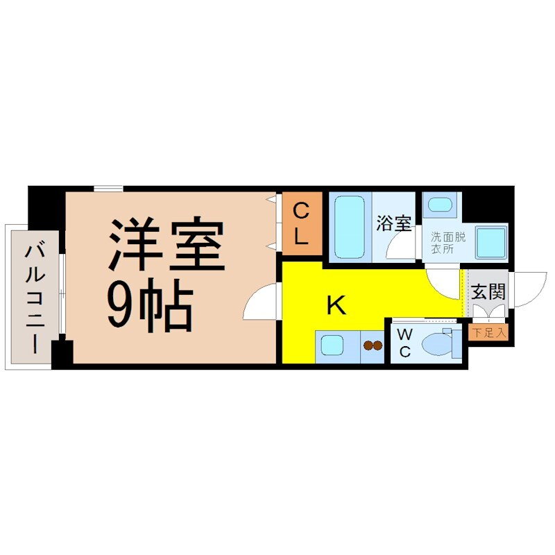 愛知県名古屋市港区東海通３ 東海通駅 1K マンション 賃貸物件詳細