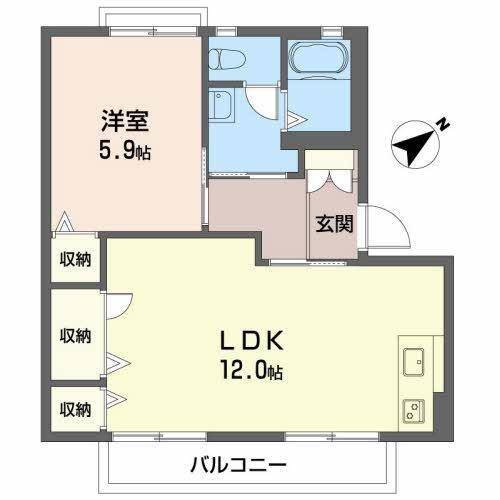 鳥取県米子市東福原７ 東山公園駅 1LDK アパート 賃貸物件詳細