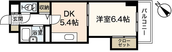 広島県広島市西区中広町１ 横川駅 1DK マンション 賃貸物件詳細