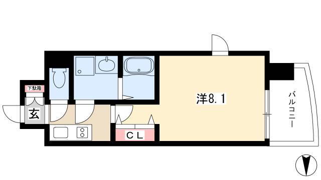 愛知県名古屋市中区栄４ 栄駅 1K マンション 賃貸物件詳細