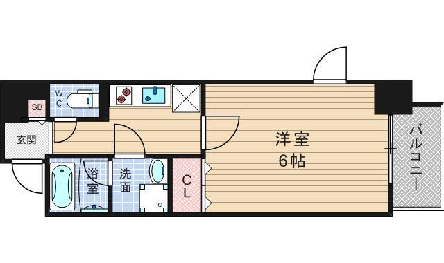 大阪府大阪市西区江戸堀３ 阿波座駅 1K マンション 賃貸物件詳細