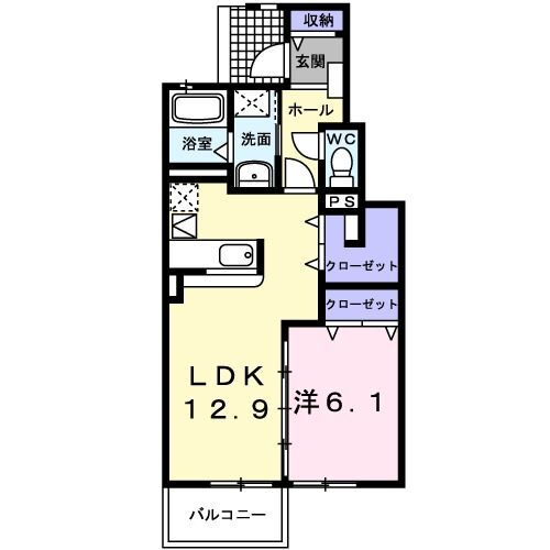 福島県相馬市黒木字上泉 相馬駅 1LDK アパート 賃貸物件詳細