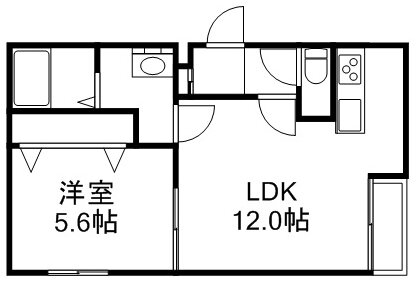 北海道札幌市白石区平和通１丁目北 白石駅 1LDK マンション 賃貸物件詳細