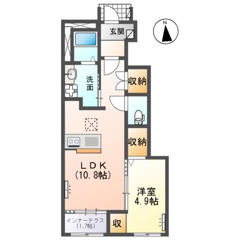 宮城県仙台市宮城野区白鳥２ 1LDK アパート 賃貸物件詳細