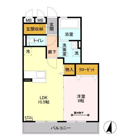 埼玉県草加市新里町 見沼代親水公園駅 1LDK アパート 賃貸物件詳細