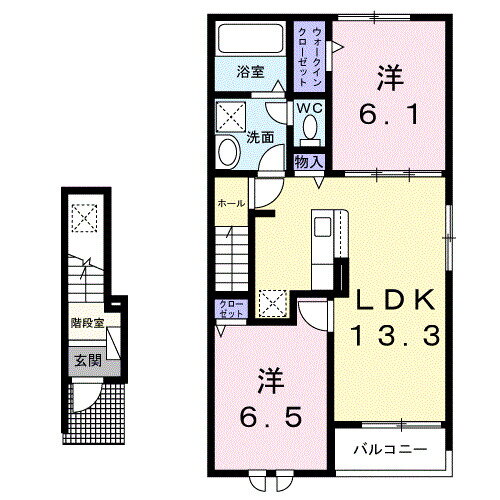 兵庫県丹波篠山市西岡屋 篠山口駅 2LDK アパート 賃貸物件詳細
