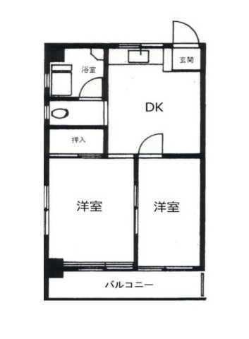 東京都大田区蒲田５ 蒲田駅 2DK マンション 賃貸物件詳細