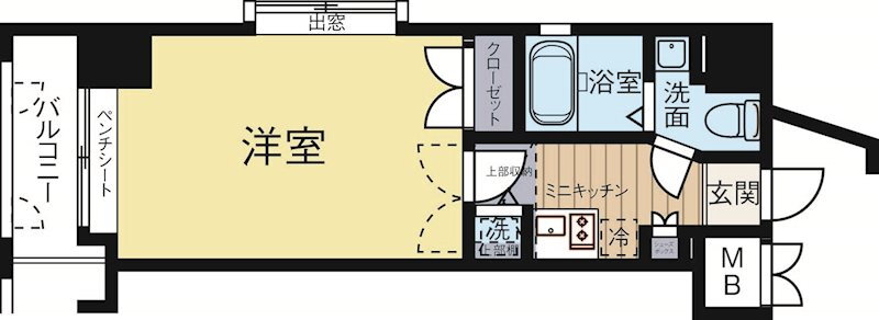 福岡県福岡市博多区博多駅前４ 博多駅 1K マンション 賃貸物件詳細