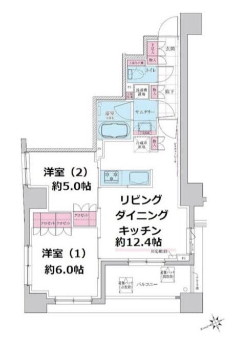 東京都世田谷区三軒茶屋２ 三軒茶屋駅 2LDK マンション 賃貸物件詳細