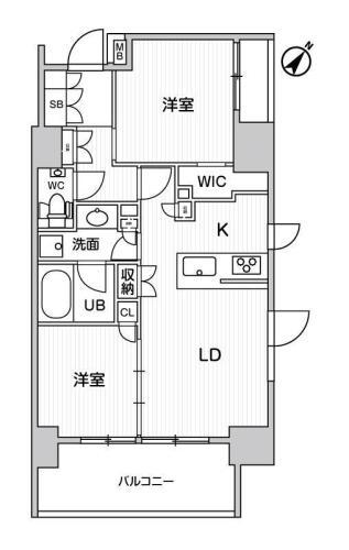 東京都品川区大井４ 大井町駅 2LDK マンション 賃貸物件詳細