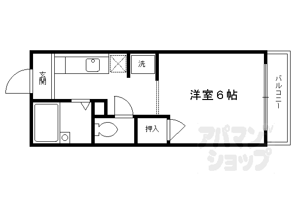 京都府京都市下京区西七条西八反田町 丹波口駅 1K アパート 賃貸物件詳細