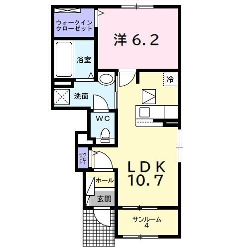 千葉県茂原市鷲巣 茂原駅 1LDK アパート 賃貸物件詳細