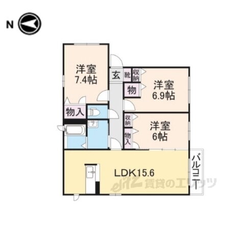 奈良県香芝市旭ケ丘３ 二上駅 3LDK アパート 賃貸物件詳細