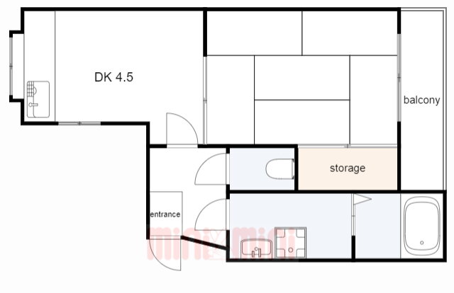兵庫県尼崎市次屋３ 園田駅 1DK マンション 賃貸物件詳細