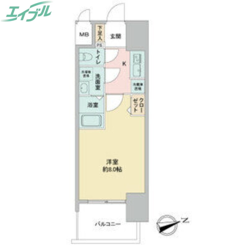 三重県四日市市元町 近鉄四日市駅 1K マンション 賃貸物件詳細