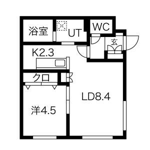 北海道札幌市北区北三十四条西４ 北３４条駅 1LDK マンション 賃貸物件詳細