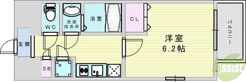 大阪府大阪市淀川区東三国３ 東三国駅 1K マンション 賃貸物件詳細