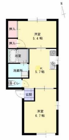 熊本県熊本市南区野口２ 西熊本駅 2K アパート 賃貸物件詳細