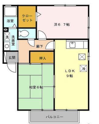 宮崎県都城市都北町 2DK アパート 賃貸物件詳細