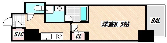 千葉県船橋市本町４ 京成船橋駅 1K マンション 賃貸物件詳細