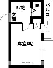 大阪府泉大津市二田町３ 松ノ浜駅 1K マンション 賃貸物件詳細