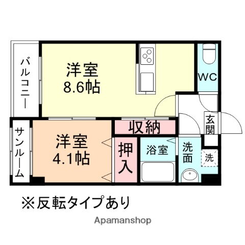 富山県富山市田中町４ 新庄田中駅 1LDK マンション 賃貸物件詳細