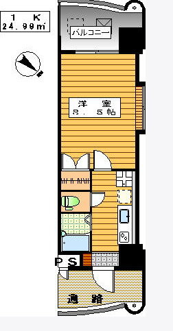 福岡県福岡市南区大楠１ 西鉄平尾駅 1K マンション 賃貸物件詳細