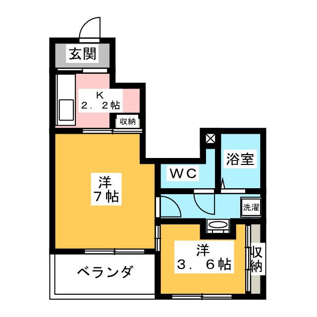 コートハウス安塚 1階 1K 賃貸物件詳細